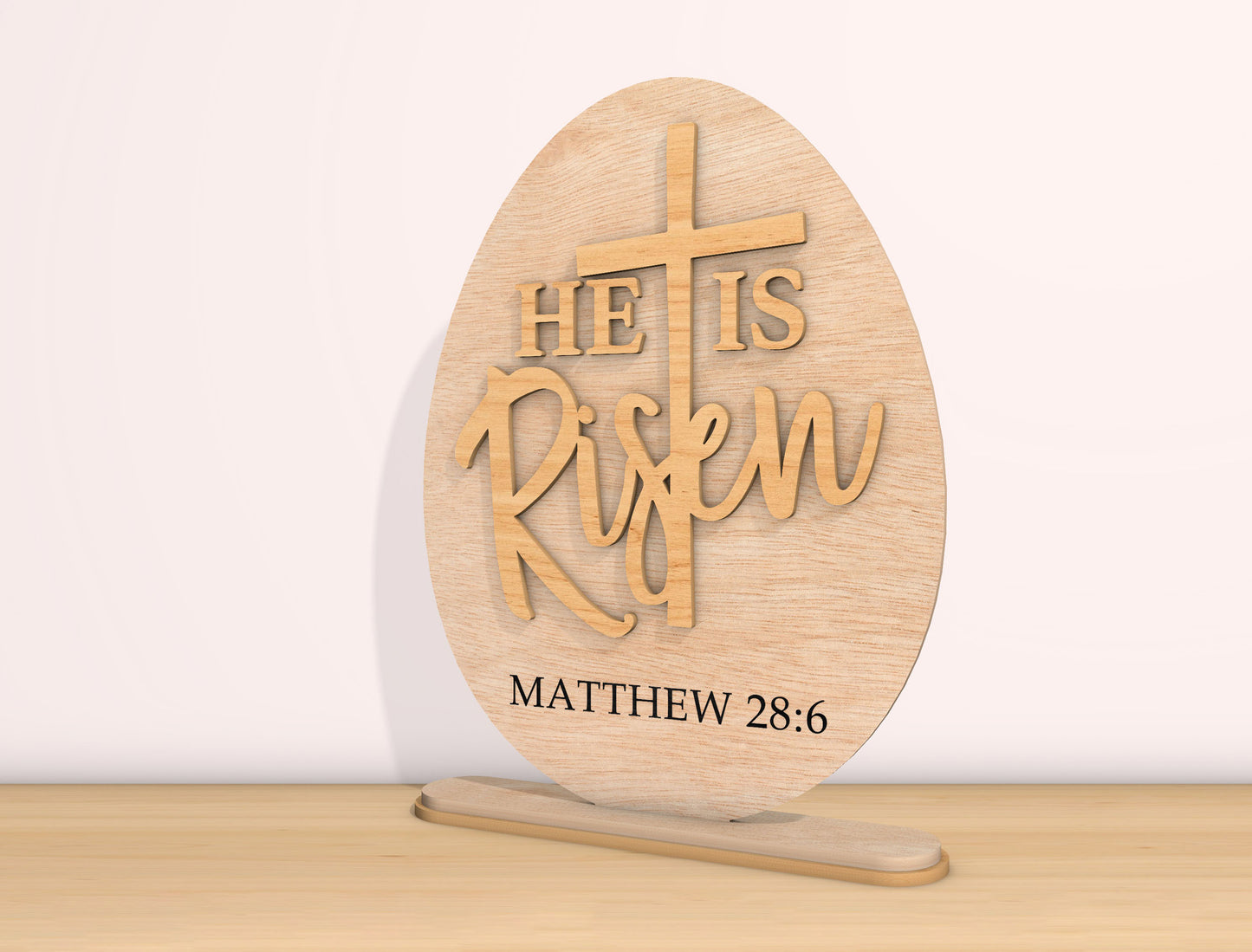 He Is Risen SVG Bundle Christian Cross Matthew Easter for LightBurn and xTool