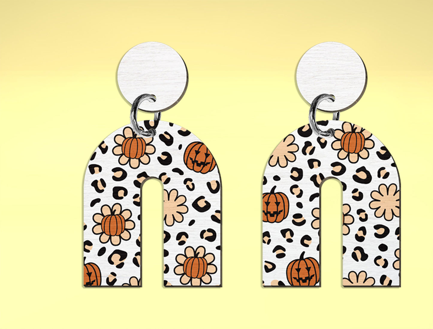 Halloween Arch Earrings SVG Bundle 5 Pairs for Glowforge xTool LightBurn