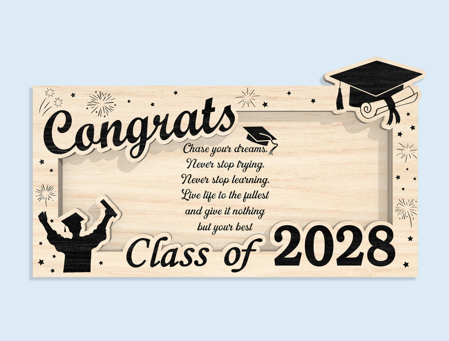 Graduation Money Holder SVG Bundle Laser Cut File for xTool and Glowforge