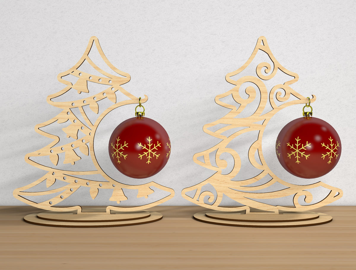 Christmas Ornament Display Stand SVG Bundle 22 Laser Cut Designs