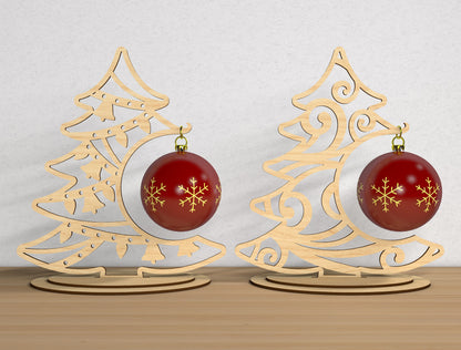 Christmas Ornament Display Stand SVG Bundle 22 Laser Cut Designs