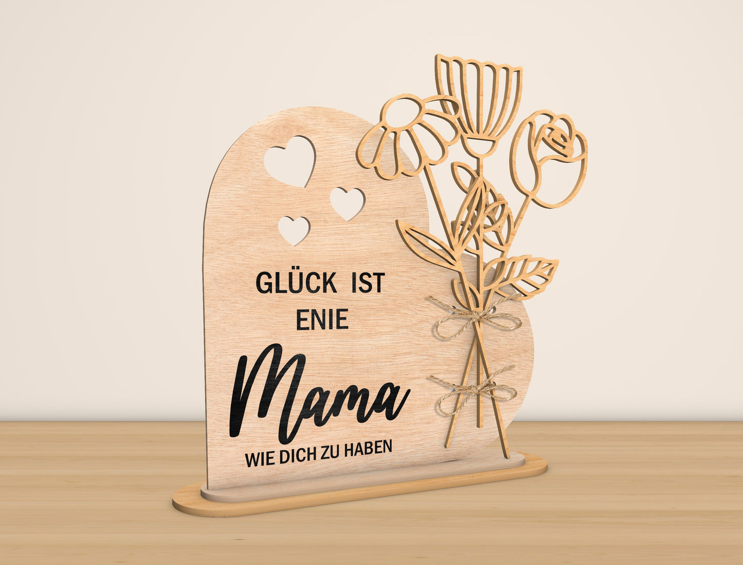 Mama Flower Plaque SVG Bundle 15 Flowers for Glowforge and xTool