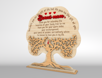 Bonus Mom Tree Quote Sign SVG Bundle for Glowforge and xTool