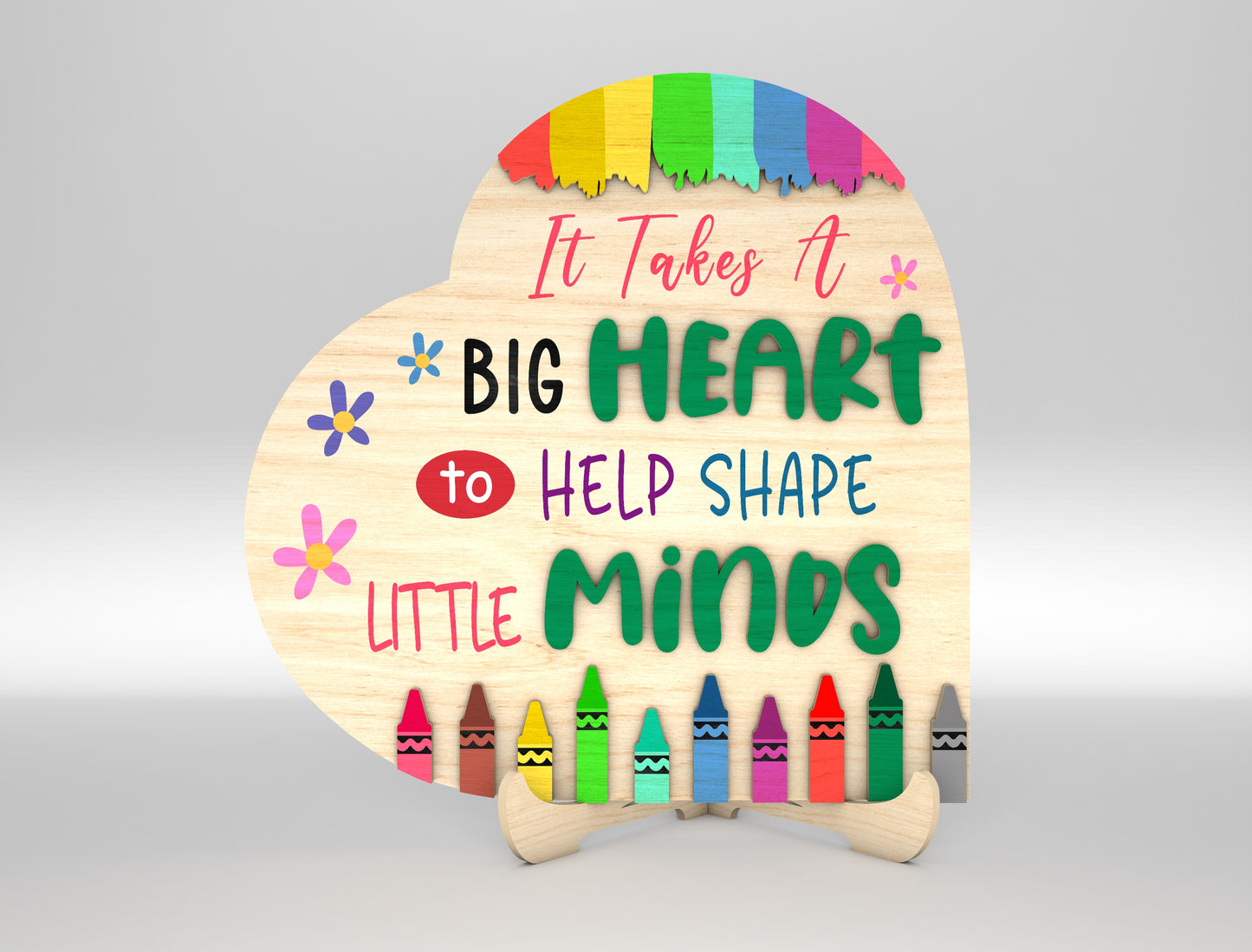 Teacher Puzzle Tabletop Sign SVG Bundle for Glowforge and xTool