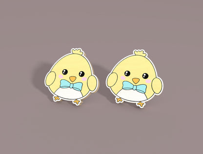 Easter Stud Earrings SVG Bundle Cute Animal Bunny 20 Designs for Glowforge