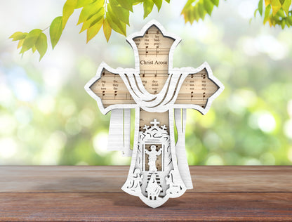 Cross Faith SVG Bundle Jesus Wooden Cross Decor for LightBurn and Glowforge