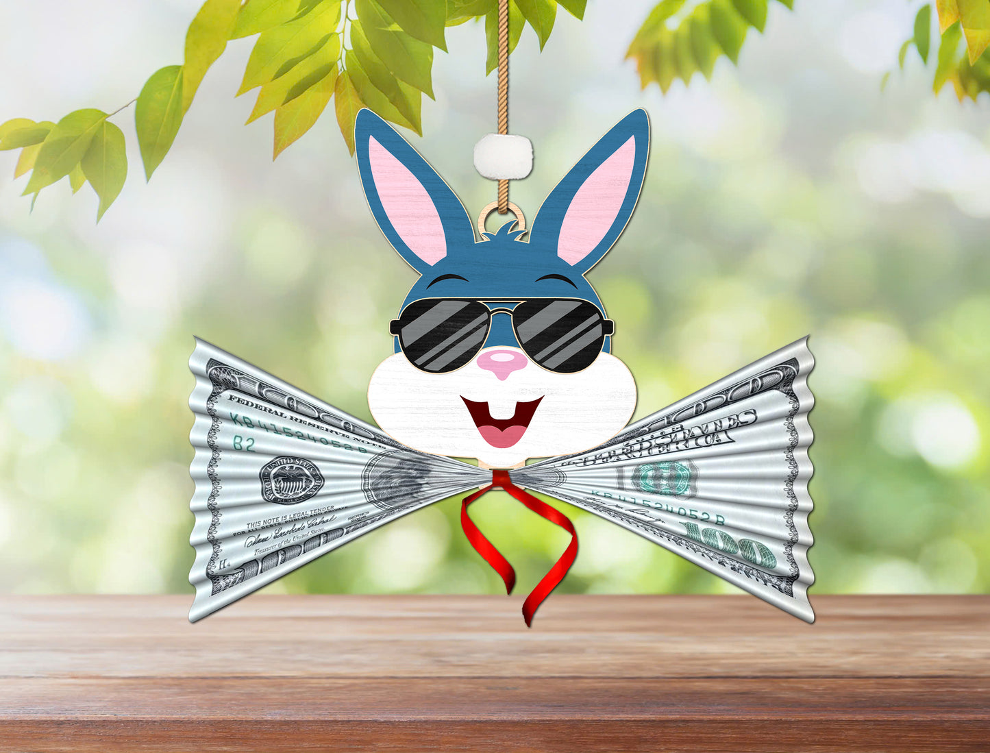 Easter Bunny Money Holder SVG Bundle Wooden Multilayer for LightBurn and xTool
