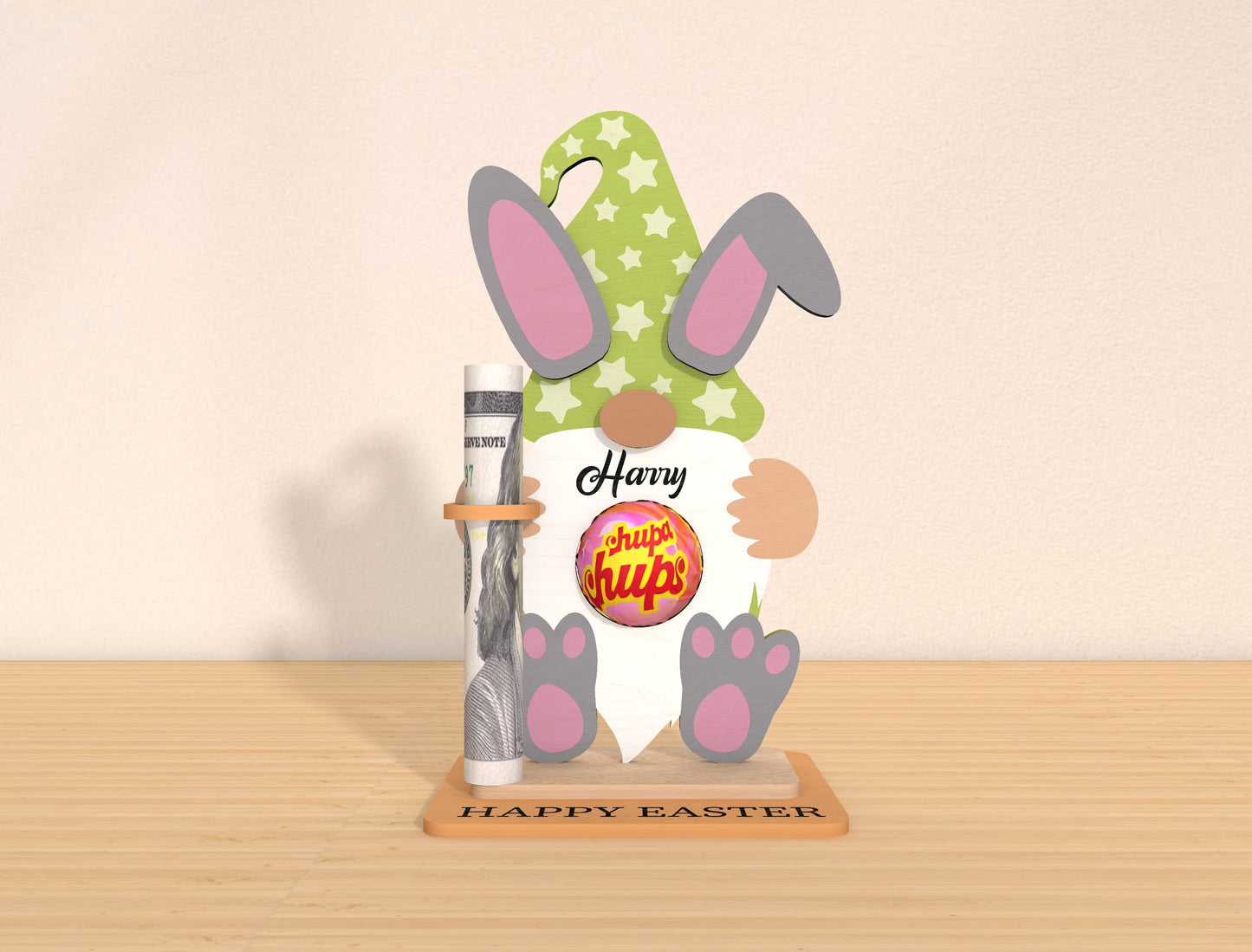 Personalized Bunny Money Holder SVG Bundle 5 Designs for Glowforge and xTool