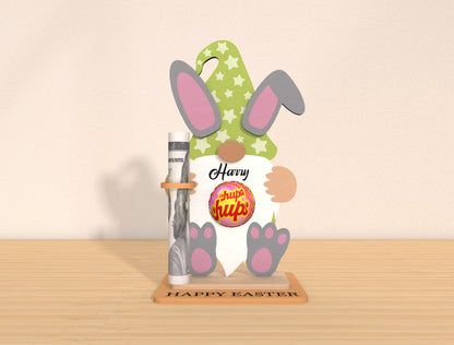 Personalized Bunny Money Holder SVG Bundle 5 Designs for Glowforge and xTool