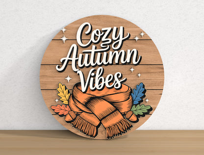 Fall Door Hanger SVG Bundle for Glowforge xTool LightBurn 9 Designs