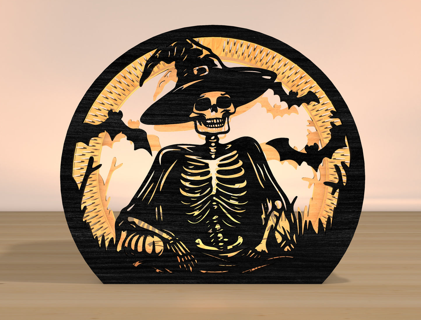 Halloween Raven Lantern SVG Bundle Laser Cut File | 10 Spooky Lantern Designs | Wooden Light Decor | Glowforge, xTool, LightBurn, etc.