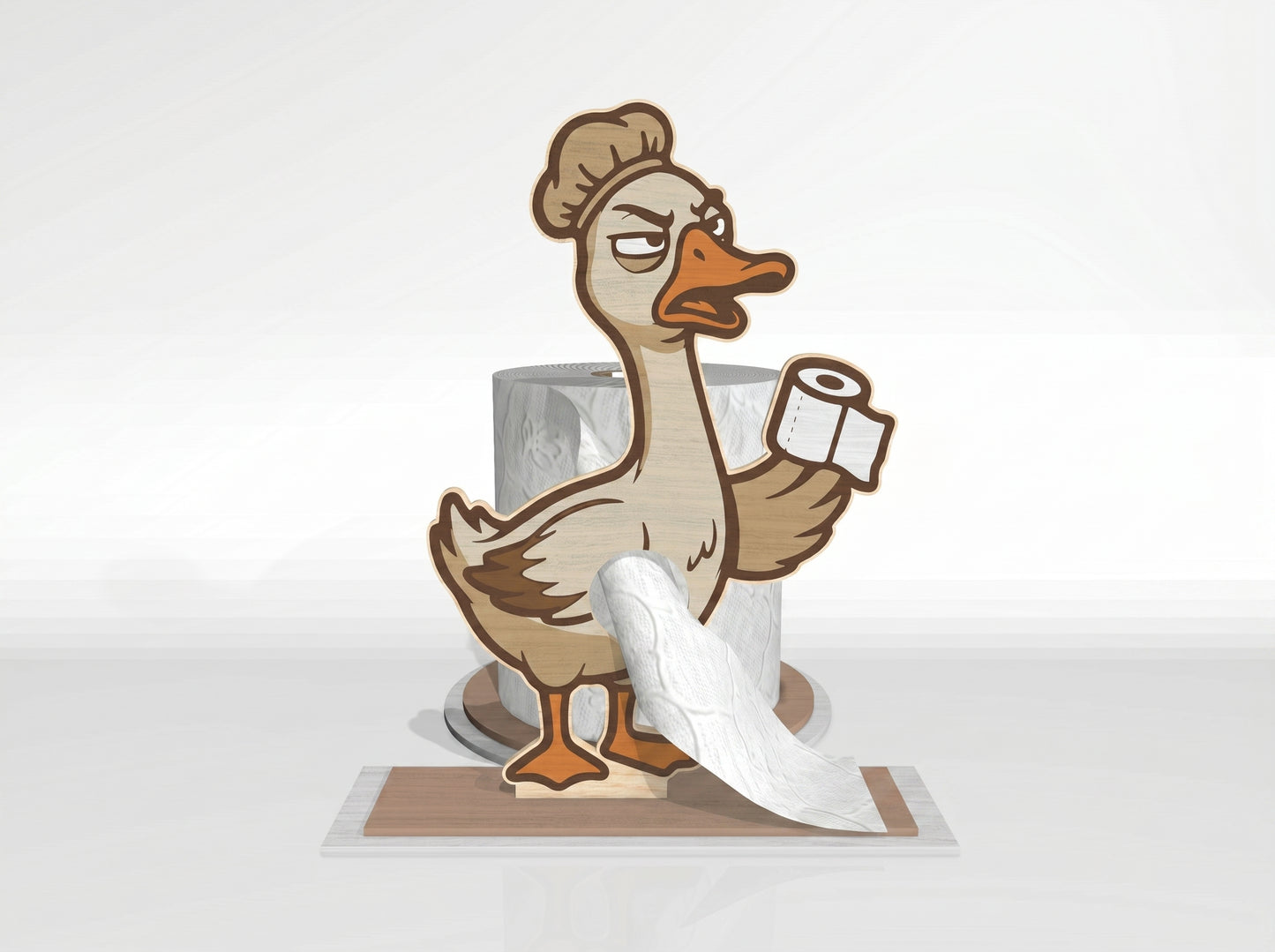 Animal Toilet Paper Holder SVG Bundle for Glowforge and xTool