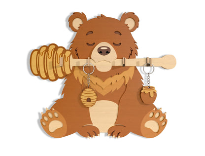 Animal Key Holder SVG Bundle for Glowforge, xTool, or LightBurn