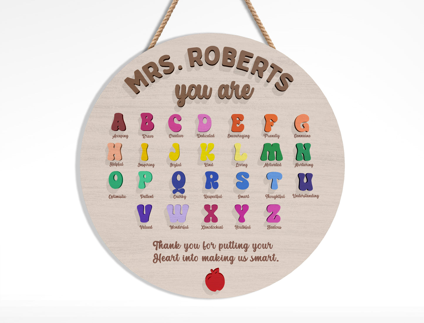 Personalized Teacher Classroom Sign SVG Bundle Laser Cut File File for Glowforge and xTool