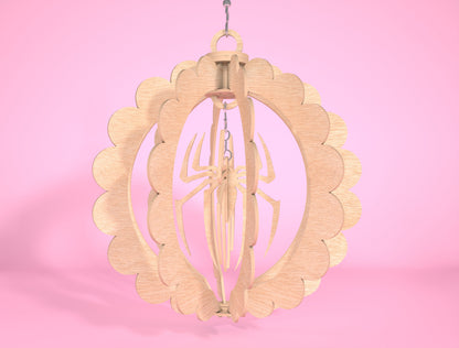 Butterfly Hanging Spinner SVG Laser Cut File for xTool and Glowforge