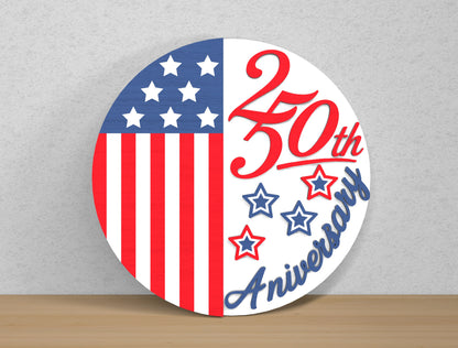 America 250 Door Hanger SVG Bundle for Glowforge and xTool