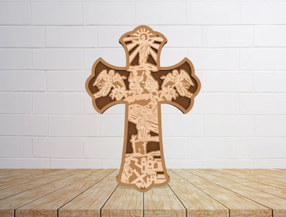 Cross Scripture SVG Bundle Christian Engraved Faith for LightBurn and xTool