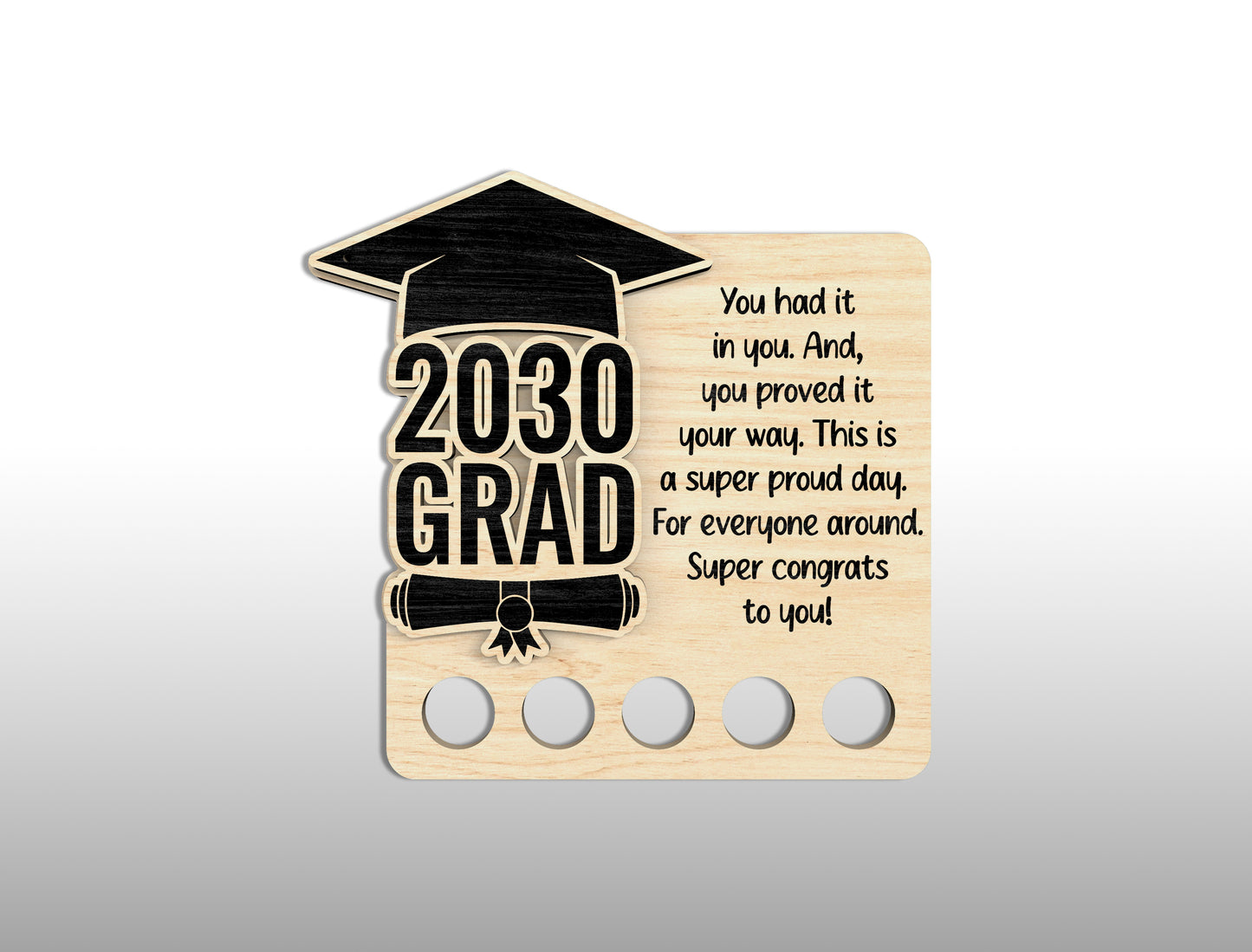 Graduation Money Holder SVG Bundle for xTool and Glowforge