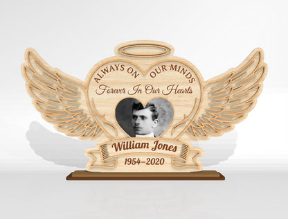Memorial Photo Frame SVG Bundle for Glowforge, xTool, or LightBurn