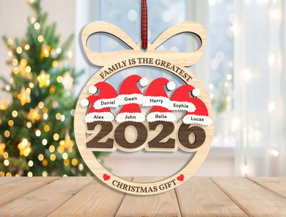 Family Is The Greatest Christmas Gift Ornament SVG Bundle 4