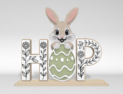Easter Bunny Gnome Carrot Patch Shelf Sitter SVG Bundle for Glowforge and xTool