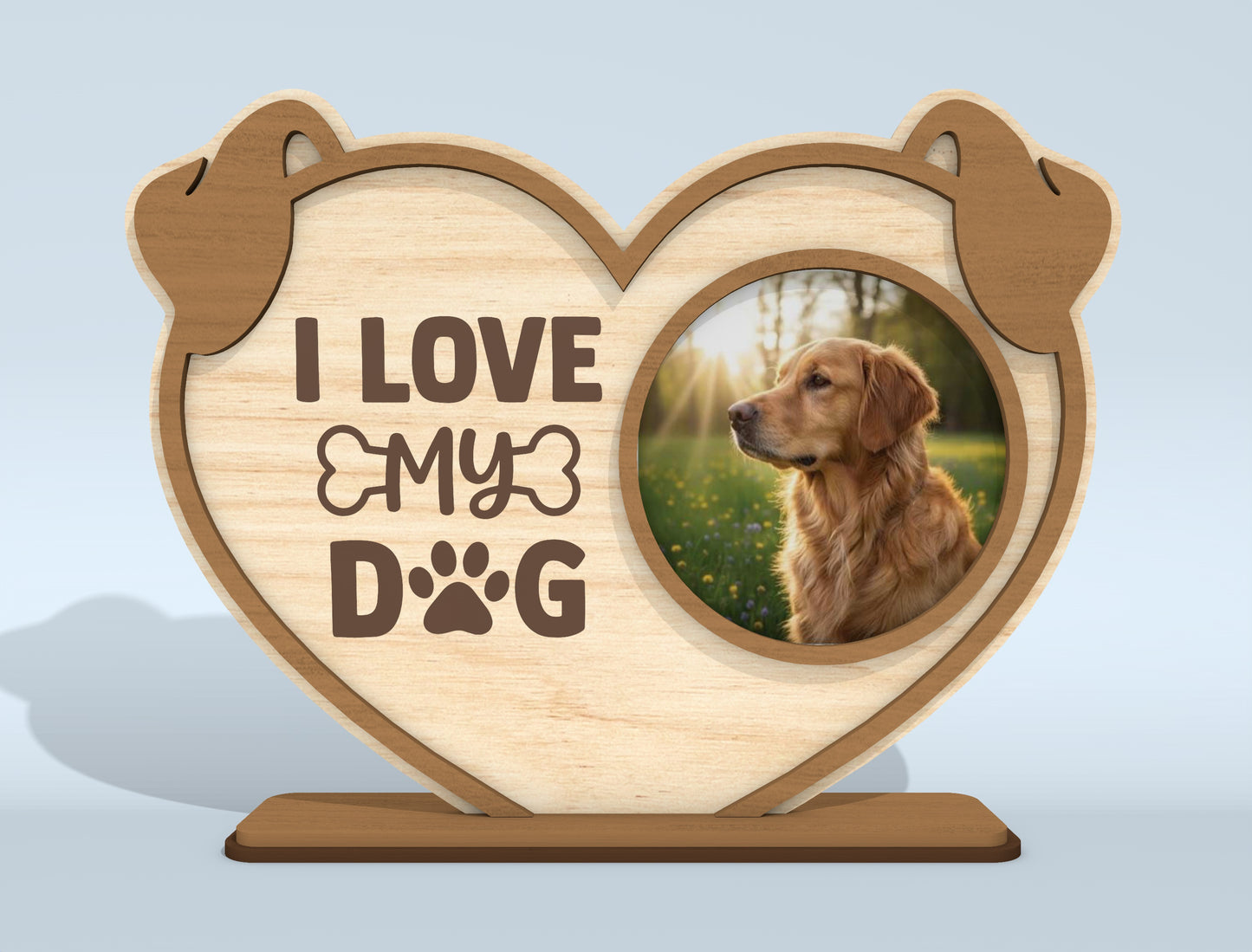 Pet Photo Frame SVG Bundle Laser Cut File for Glowforge and xTool