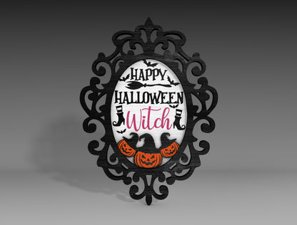Halloween Gothic Frame SVG Bundle for Glowforge xTool LightBurn | 5 Designs
