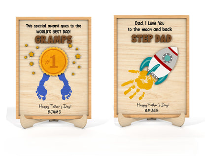 Father’s Day Award Sign SVG Bundle for Glowforge Laser Cut