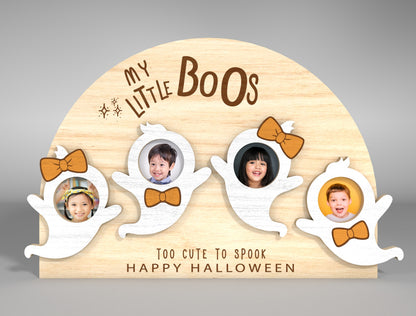 Halloween Ghost Photo Frame SVG Bundle 7 Designs for LightBurn Glowforge xTool