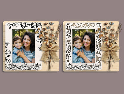 Mother's Day Photo Frame SVG Bundle 10 Designs for LightBurn and xTool