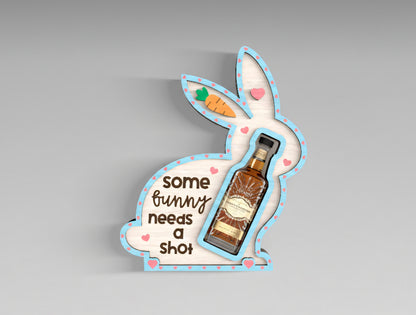 Easter Bunny Bottle Holder SVG 19 Designs Laser Cut for Glowforge and xTool