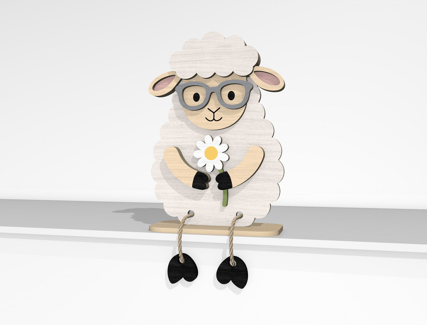 Animal Shelf Sitters SVG Bundle Laser Cut File for xTool and Glowforge