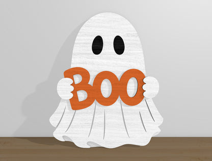 Halloween Door Hanger SVG Bundle Ghost Pumpkin Designs