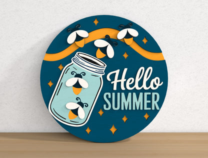 Hey Silly Goose Summer SVG Bundle with 9 Door Hanger Designs