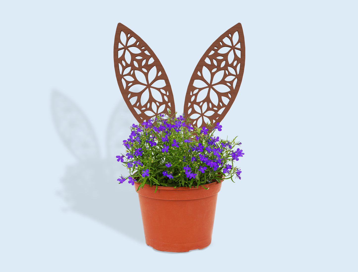 Bunny Ear Plant Stakes SVG Bundle Easter Garden for Glowforge and xTool