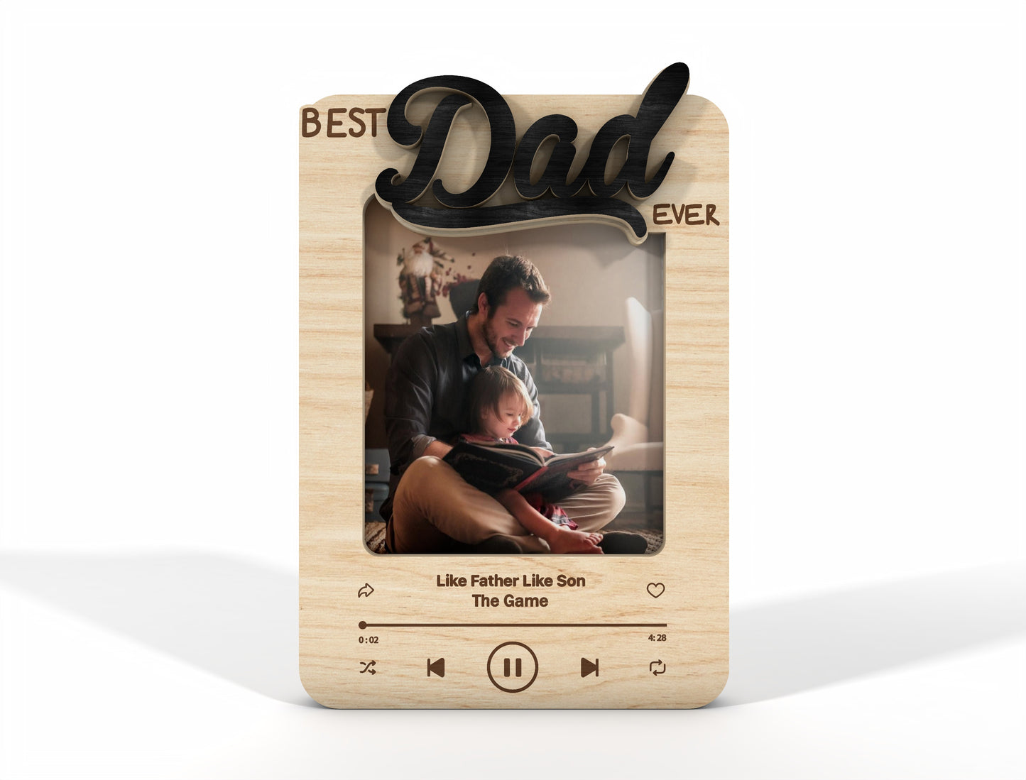 Dad Car Visor Photo Clip SVG Bundle Laser Cut File for Glowforge and xTool
