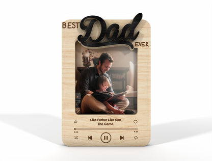 Dad Car Visor Photo Clip SVG Bundle Laser Cut File for Glowforge and xTool