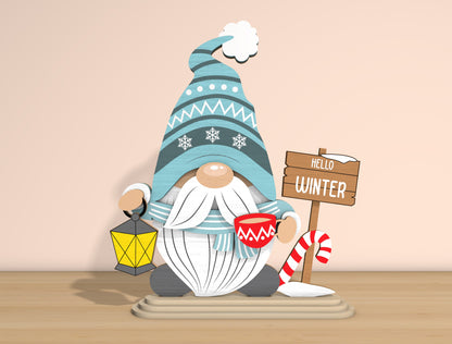 Christmas Character Tabletop Decor Laser Cut File | Ready to Cut | Glowforge, xTool, LightBurn, etc.