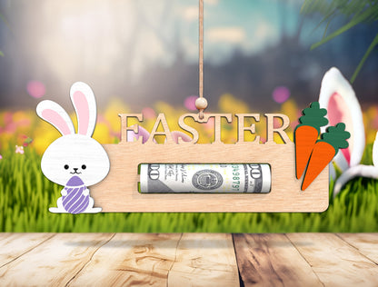 Easter Bunny Money Holder SVG Cash Holder Gift for xTool and Glowforge