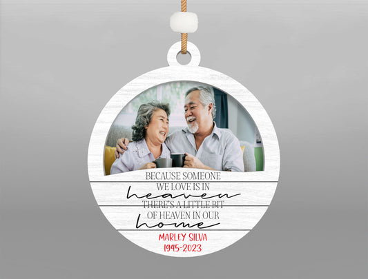 Memorial Photo Ornament SVG Bundle for Glowforge and LightBurn