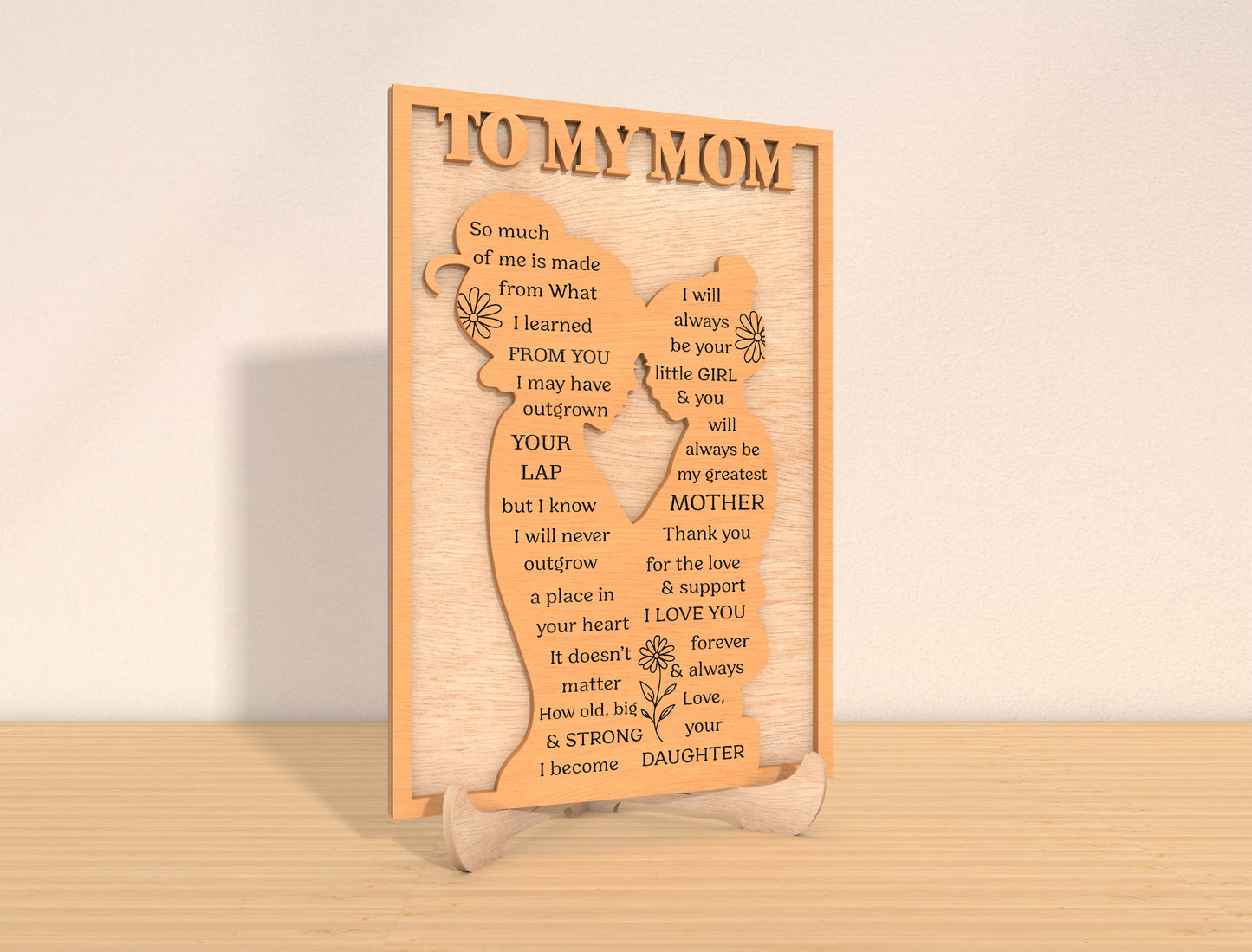 Mom Definition Sign SVG Bundle for LightBurn and Glowforge