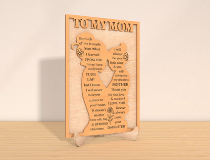 Mom Definition Sign SVG Bundle for LightBurn and Glowforge