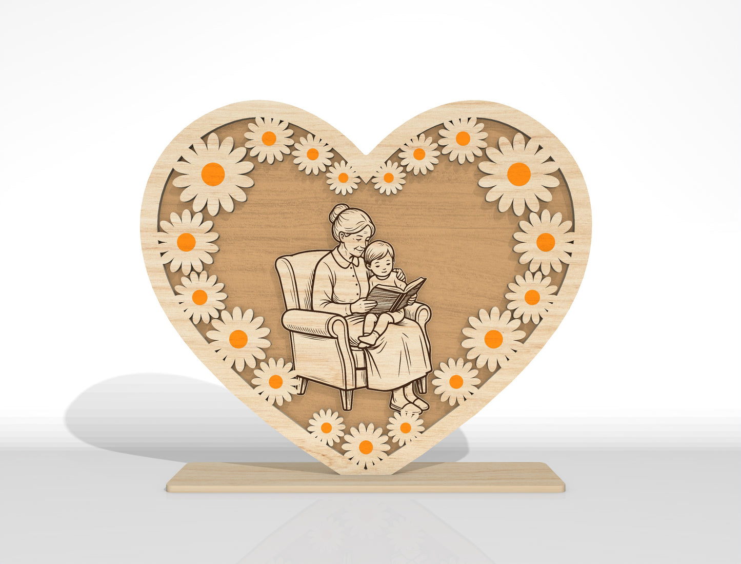 Mother's Day Wooden Sign SVG Bundle Mixed Designs for xTool