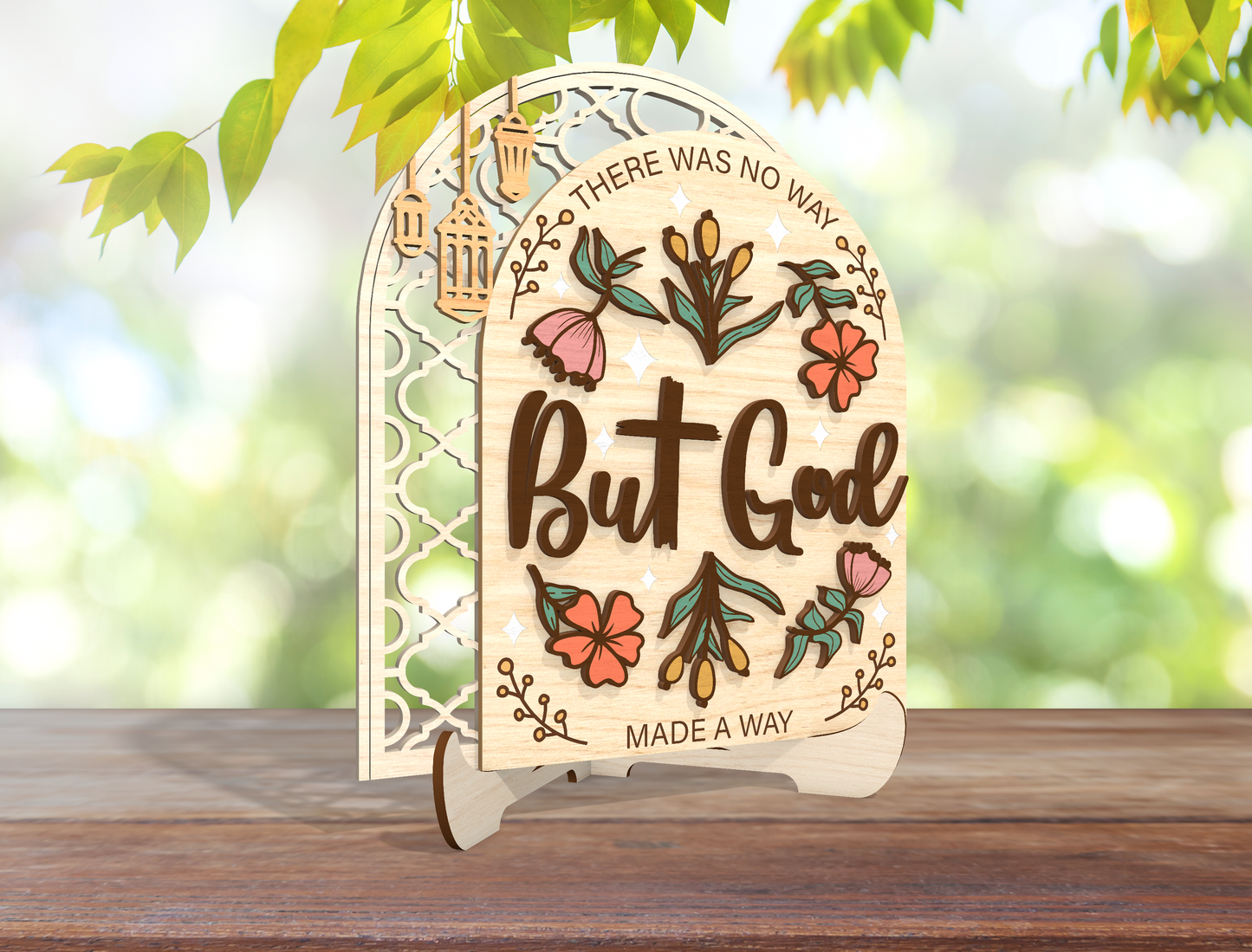 Christian Arch Sign SVG Amazing Grace and But God for LightBurn and Glowforge