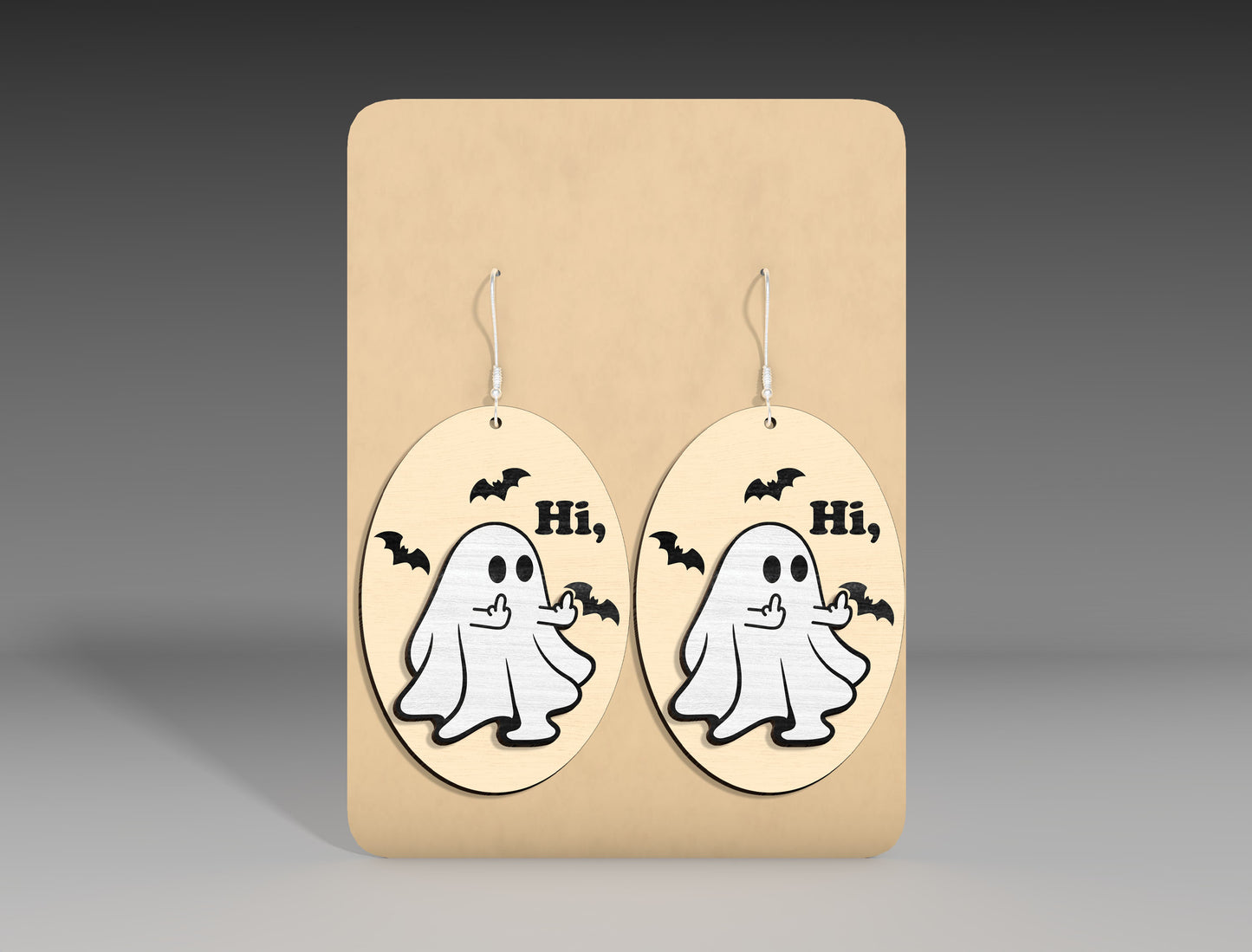 Halloween Pumpkin Ghost Earrings SVG Bundle 6 Designs for Glowforge xTool LightBurn