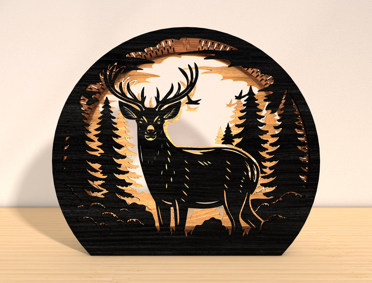 Wildlife Lantern SVG Bundle Laser Cut File for LightBurn and Glowforge