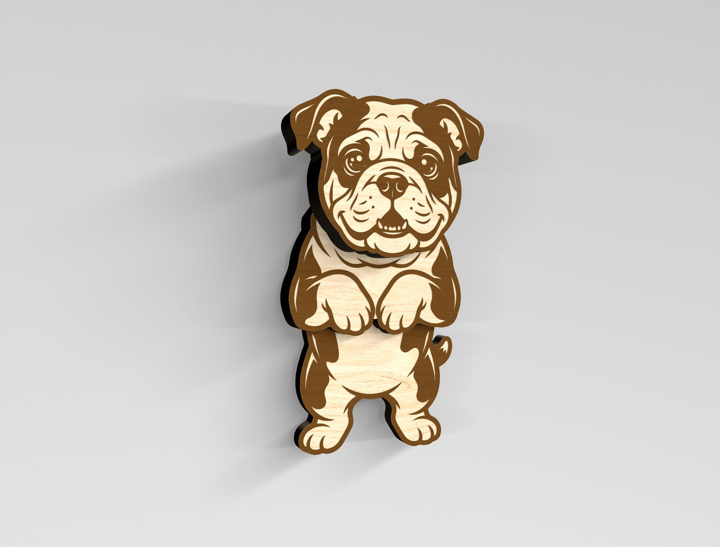 Wobbly Dog Magnet SVG Bundle for Glowforge and LightBurn