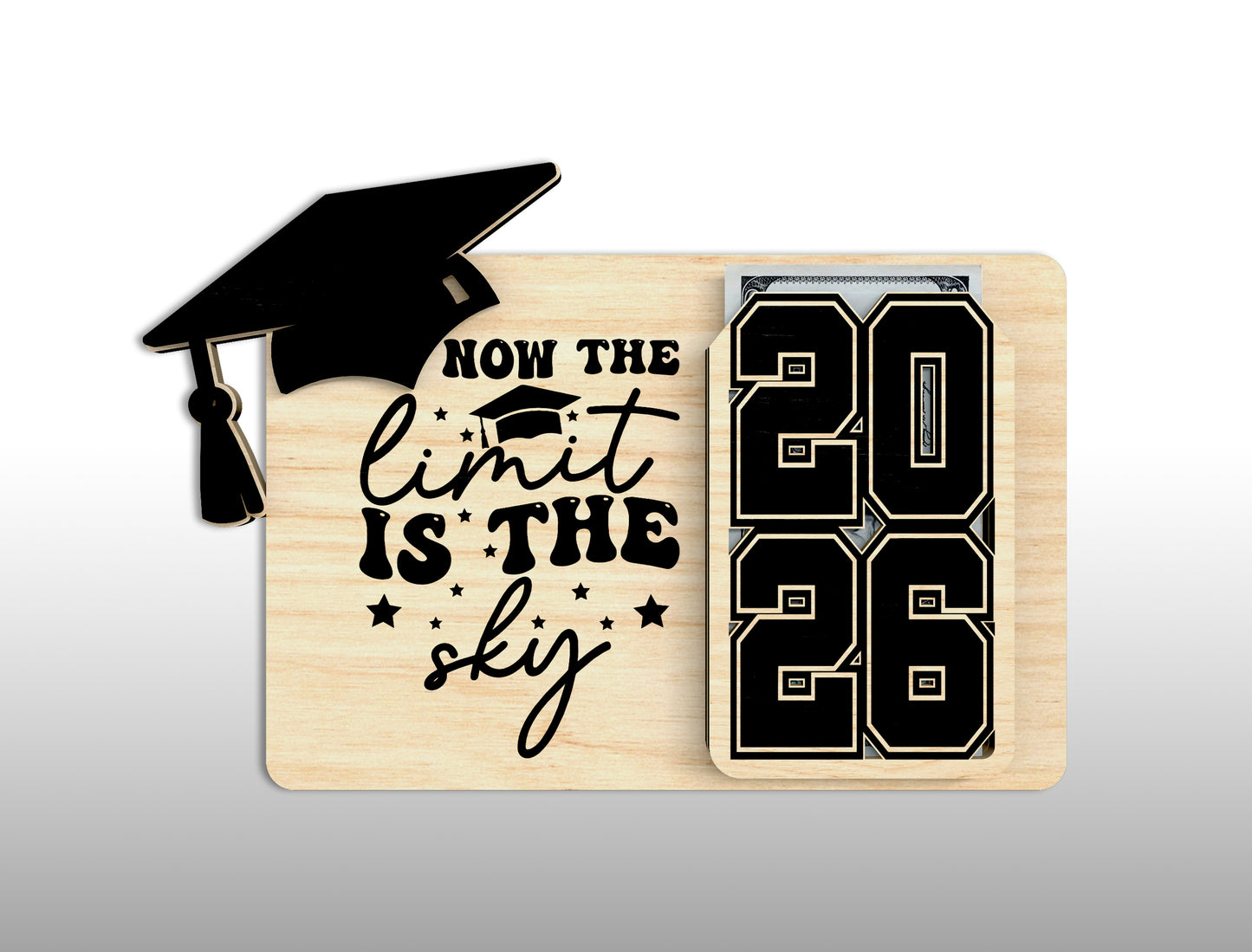 Graduation Money Holder SVG Bundle for Glowforge and xTool