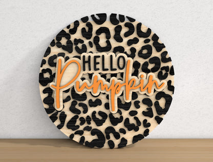 Fall Round Signs SVG Bundle for Glowforge xTool LightBurn | 10 Designs