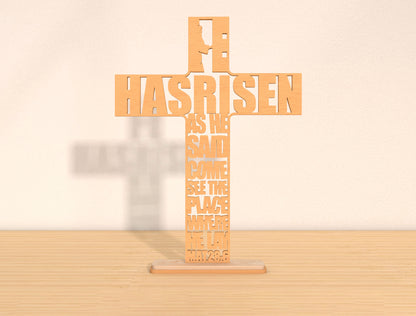 Christian Scripture Cross SVG Bundle Laser Cut File | 6 Faith Cross Designs | Easter Wooden Decor | Glowforge, xTool, LightBurn, etc.